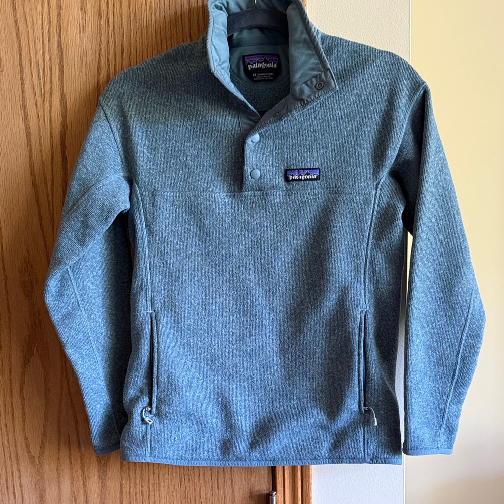 Patagonia better sweater 1/4 button pullover